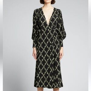 GANNI floral maxi dress